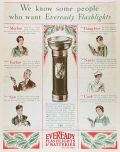 1927 Eveready Flashlight Ad ~ We Know People Who Want Them