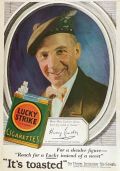 1929 Lucky Strike Cigarettes Ad ~ Harry Lauder