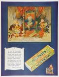 1927 Wrigley's Gum Ad ~ Mother Goose ~ Old King Cole