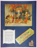 1927 Wrigley's Gum Ad ~ Mother Goose ~ Old King Cole