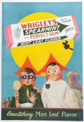 1929 Wrigley's Spearmint Gum Ad ~ Halloween Costumes