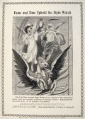 1897 Elgin Full Ruby Pocket Watch Ad ~ Father Time & Pegasus