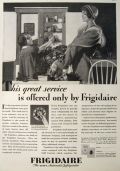 1929 Frigidaire Refrigerator Ad ~ E.M. Jackson Art