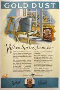 1926 Fairbanks Gold Dust Ad ~ When Spring Comes