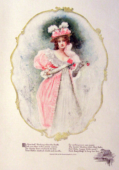 1897 Ivory Soap Ad ~ Leon Moran Color Art