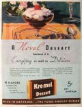 1936 Kremel Dessert Ad ~ A Novel Dessert