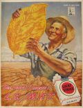 1945 Lucky Strike Cigarettes Ad ~ Gerald Leake