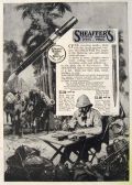 1919 Sheaffer's Fountain Pen Ad ~ In the Desert