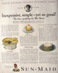 1925 Sunmaid Raisins Ad ~ Pudding Recipes