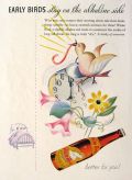1934 White Rock Water Ad ~ Early Birds
