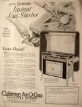 1928 Coleman Air-O-Gas Stove Ad ~ Years Ahead!