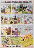 1932 Beechnut Candy & Gum Ad ~ Scary Aboriginals