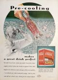 1934 Coca Cola Coke Ad ~ Vintage Cooler