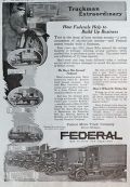 1919 Federal Trucks Ad ~ James Riha, Chicago