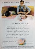 1934 World Peaceways Anti-War Ad ~ Hospitals