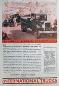 1931 International Trucks Ad ~ Pennsylvania Highways