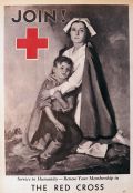 1934 Red Cross Membership Ad ~ Service to Humanity