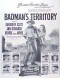 1946 Movie Ad ~ Badman's Territory ~ Randolph Scott