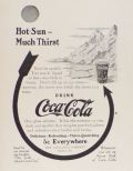 1910 Vintage Coca Cola Coke Ad ~ Hot Sun, Much Thirst