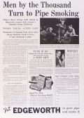 1933 Edgeworth Pipe Tobacco Ad ~ Women Like Pipes