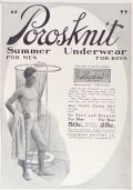 1910 Porosknit Mens Summer Underwear Ad