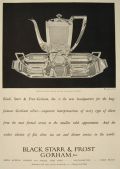 1930 Gorham Silver Coffee Service Ad ~ Fairfax Pattern