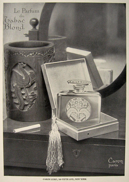 1929 Caron Paris Tabac Blond Perfume Ad