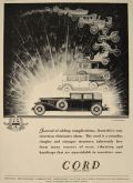 1930 Cord Brougham Automobile Ad