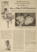 1930 Cream of Wheat Ad ~ Peter A.B. Widener II