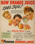 1946 Canned Florida Orange Juice Ad