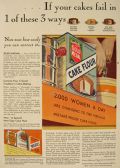 1930 Gold Medal Cake Flour Ad ~ Common Ways for Cake to Fail