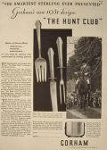 1931 Gorham Sterling Ad ~ Hunt Club Pattern