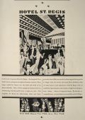1929 Hotel St. Regis Ad ~ The Seaglade