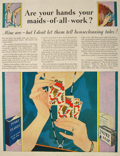 1930 Ivory Soap Ad ~ Maids of All Work