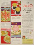 1930 Jello Ad With Recipes ~ A Thrill in Your Dinner