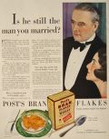 1930 Post Bran Flakes Ad ~ Still the Man You Married
