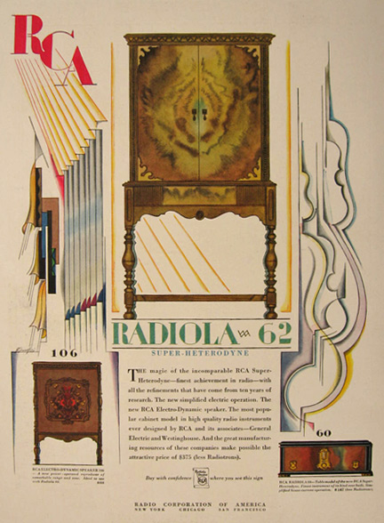 1929 RCA Radiola Super Heterodyne 62 Ad