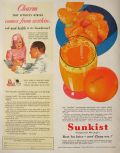 1940 Sunkist Oranges Ad