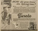 1917 Tuxedo Tobacco Ad ~ Your Nose Knows