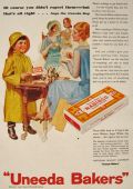 1930 Vintage Uneeda Bakers Nabisco Sugar Wafers Ad
