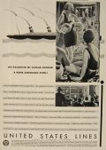 1930 United States Lines Leviathan Ad