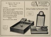 1929 J.C. Vickery Ad ~ Writing Sets