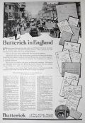 1916 Butterick Ad ~ Old Photo of Regent Street, England