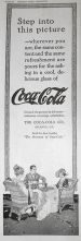1916 Coca Cola Coke Ad ~ Step Into This Picture
