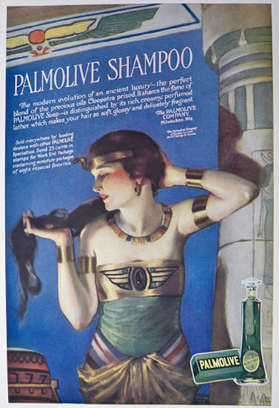1918 Palmolive Soap Ad ~ Neysa McMein ~ Cleopatra