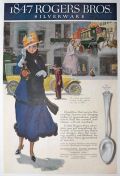 1916 Rogers Bros Silverplate Ad ~ Continental Pattern