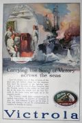 1918 Victor Victrola Ad ~ WWI Song of Victory