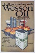 1918 Wesson Oil Ad ~ Linn Ball Art