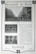 1916 Butterick Ad ~ Old Photo of Avenue de l'Opera, Paris