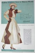 1916 Original Coles Phillips Fashion Print ~ La Maison Weeks Calling Costume